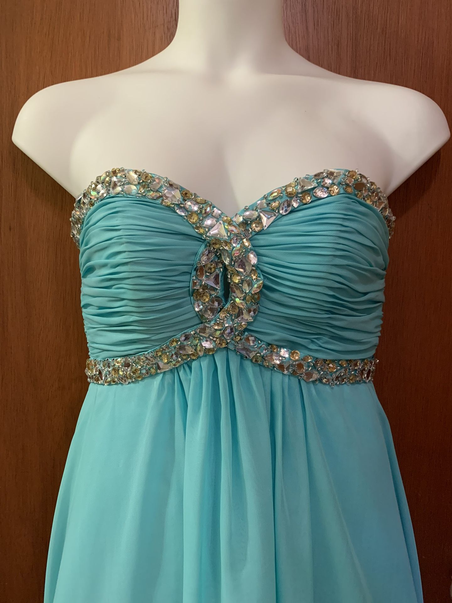 Turquoise Prom Dress