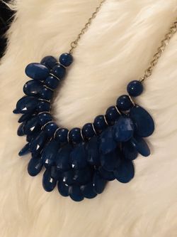 Royal blue necklace