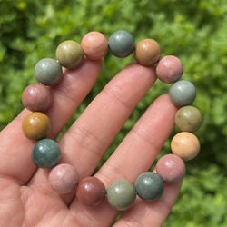 11mm Stretchable Rainbow Alashan Crystal Bracelet