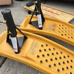 4 Ton Jack Stands An Hardly Used Truck Ramps An A Sled 