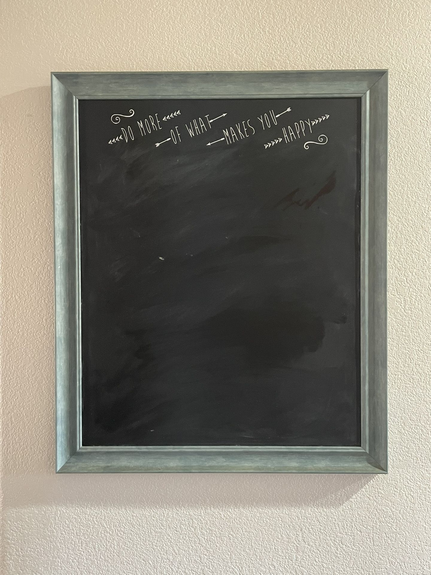 Large Framed Chalkboard 27x22.5 – Rustic Style