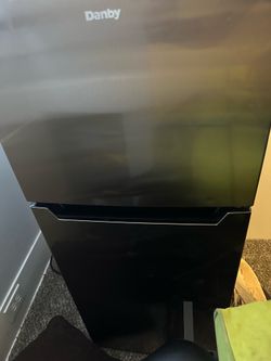 Mini fridge & freezer works great .