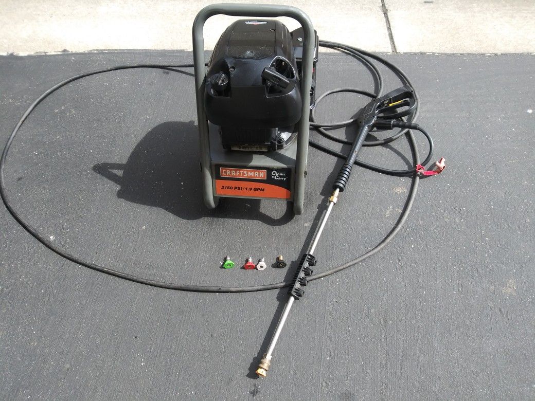 Gas pressure washer