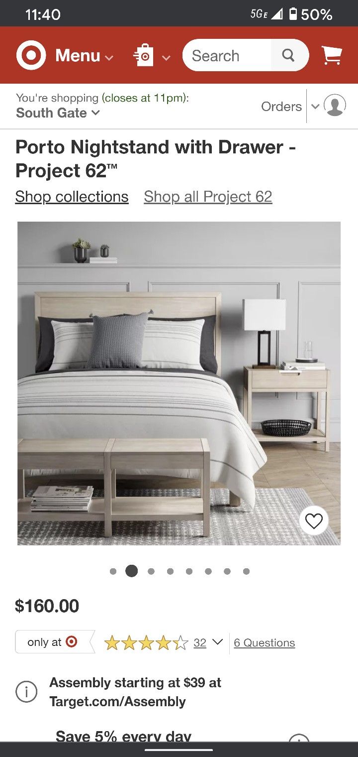 Target 2024 porto nightstand