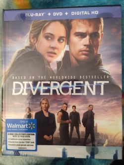 *NEW* Limited Edition WALMART exclusive DIVERGENT bluray digibook