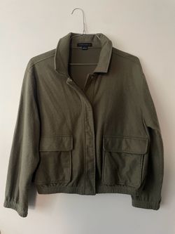 Sanctuary Olive Green Bomber Jacket Size L