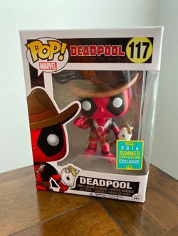Funko Pop Marvel Deadpool Cowboy Convention Exclusive