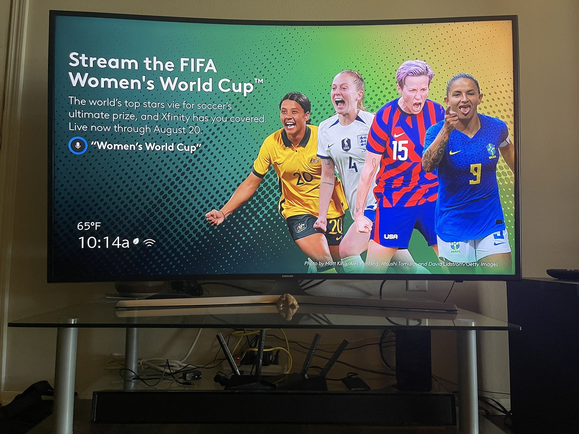Saumsung 4K Curved UHD Smart TV 55 Inch