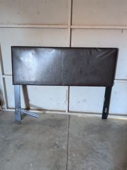 Dark brown headboard