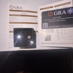 VVS Moissanite Stud Earrings 