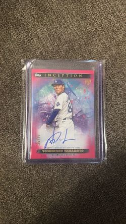 Yoshinobu Yamamoto auto Rookie card