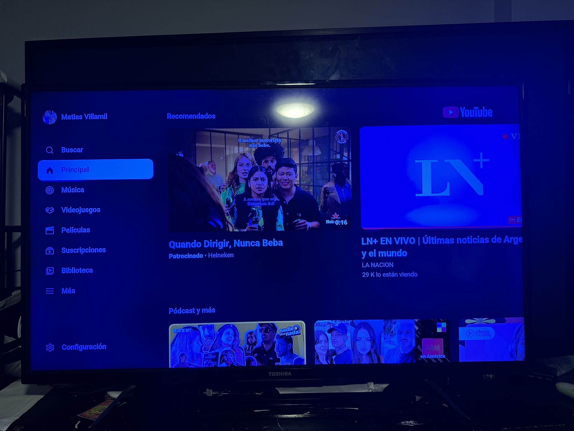 Toshiba Tv 55” With Chromecast