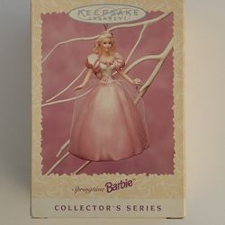 Springtime Barbie ornament