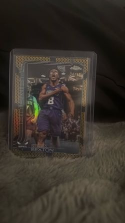 Nba card Collin sexton gold ball print card /50