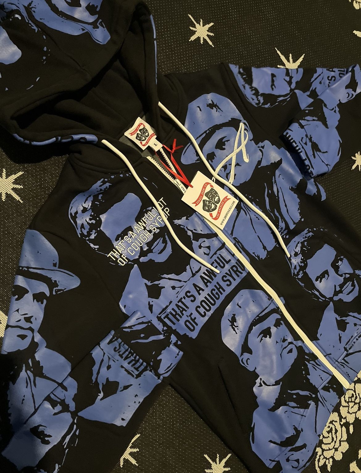 Asaali X Cough Syrup Zip Up Hoodie 