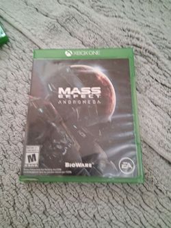 X Box one MASS EFFECT ANDROMEDA game pre-owned