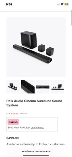 Polk home theater sound system everything included with controller SUPER LOUD