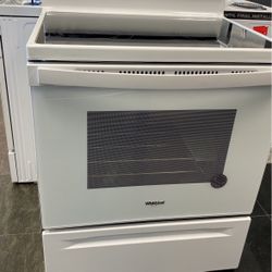 White Glasstop Stove