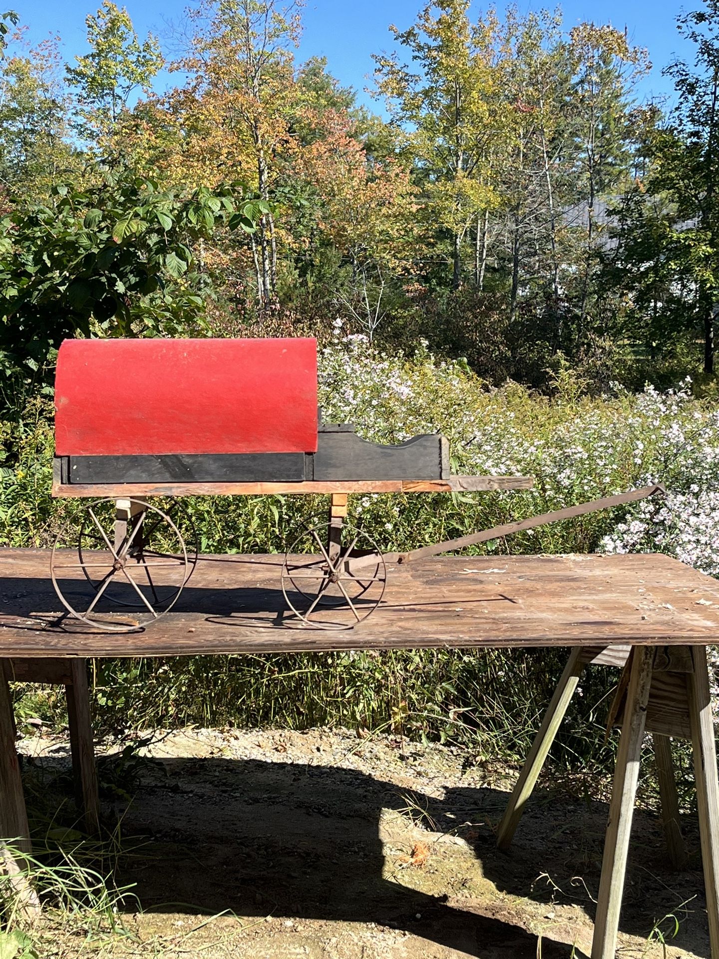 Hand Made Decorative Covered Wagon