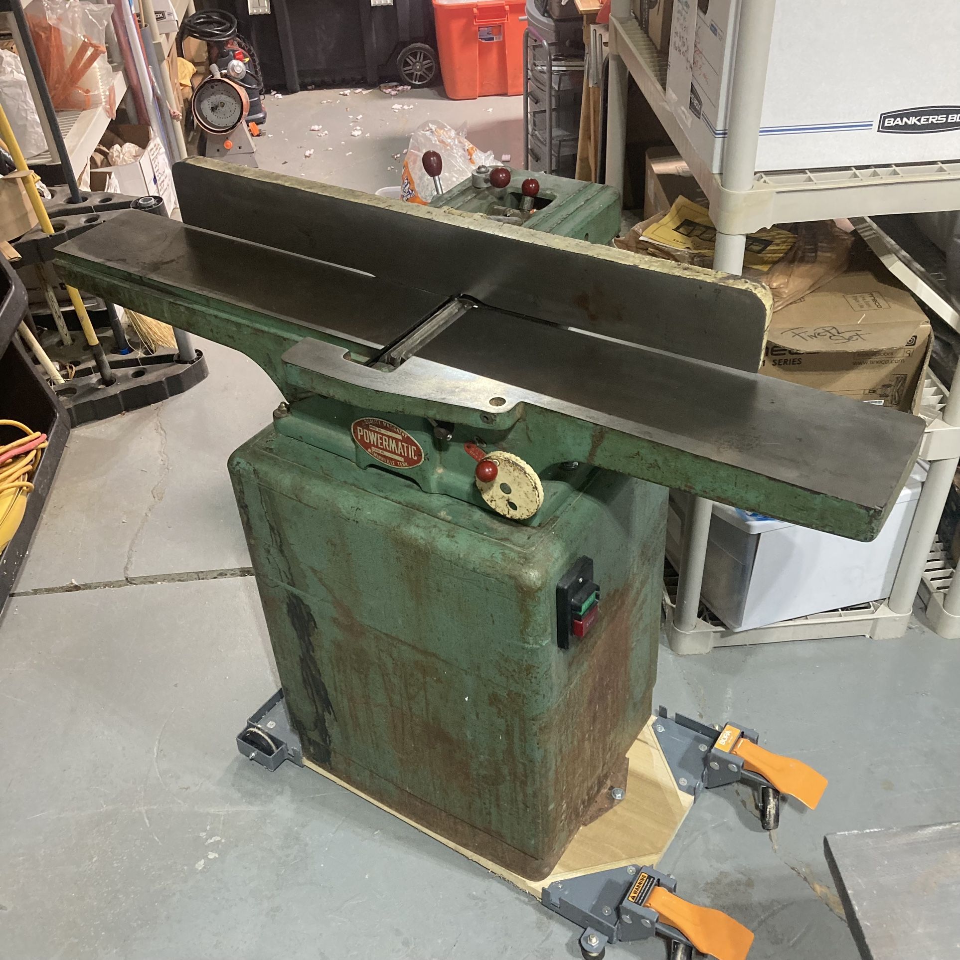Powermatic 6-inch Jointer on stand