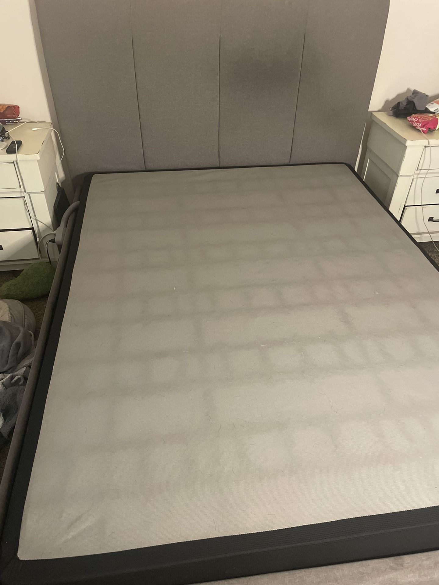 Queen Bed Frame with box spring