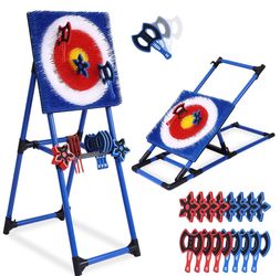 16 pieces Axe and Ninja Star Throwing Target Set
