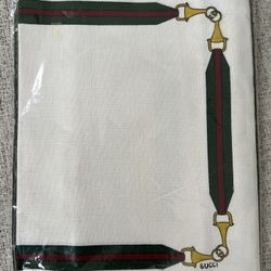 Gucci Vintage Horsebit Placemats And Napkins- Set Of 4 NEW In Package 