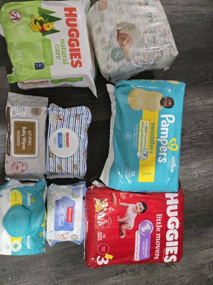 Baby Wipes And Pampers