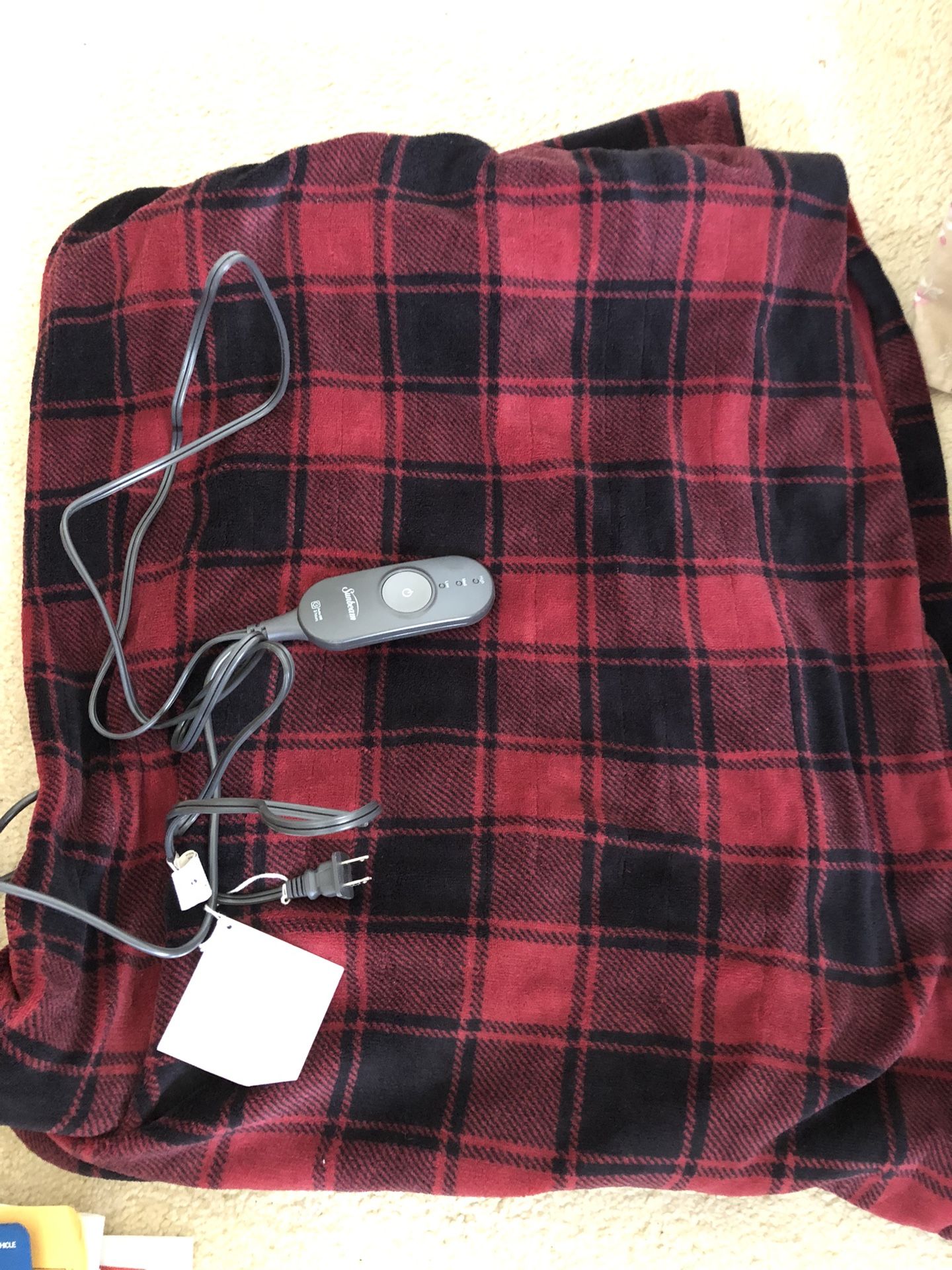 Sunbeam Heated Blanket Brand New