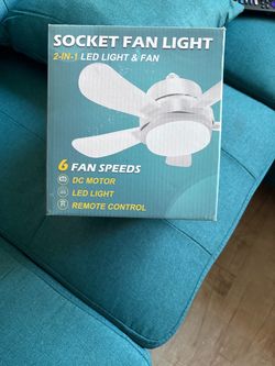 Socket Fan Light