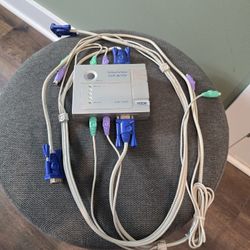 STS SPTS ICP RIE PECVD DRIE ATEN CS-142 miniview kvm switch with cables DQ-4-023