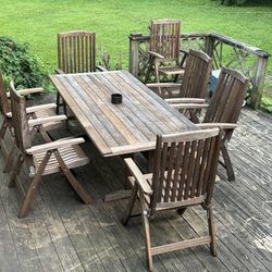 Australian Teak patio table set