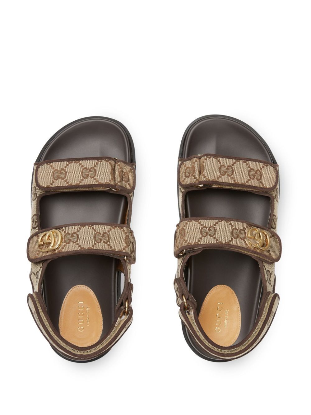 Brown Gucci Sandals