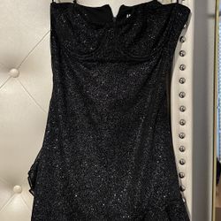 BabyBoo Black Sparkling Dress