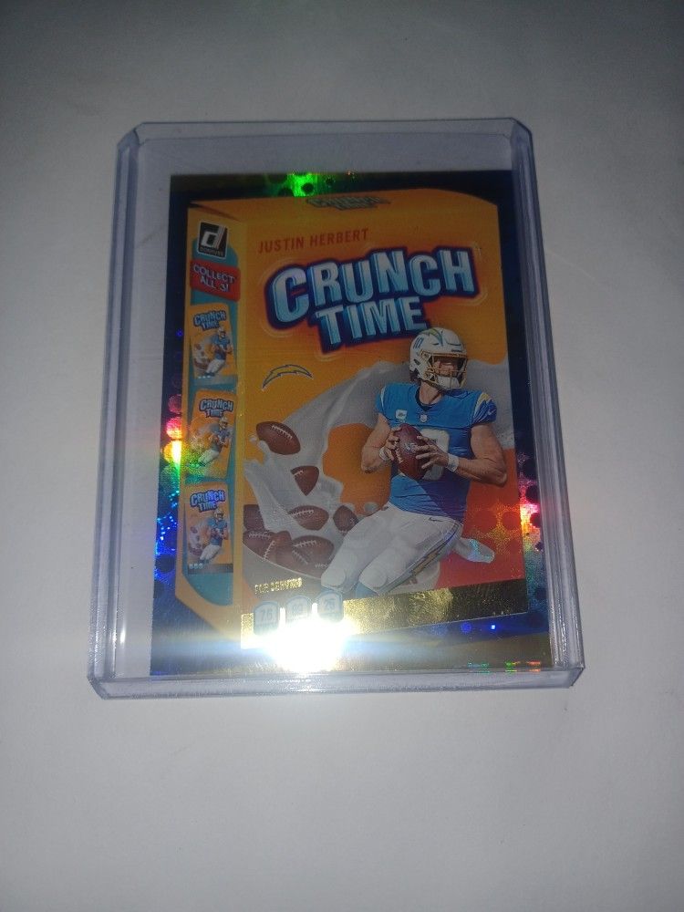 Justin Herbert Crunch Time Cosmic Insert