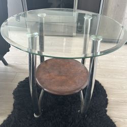 Glass Coffee Table, End Table