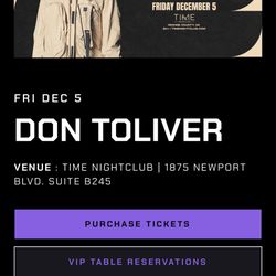 TIME nightclub Don Toliver