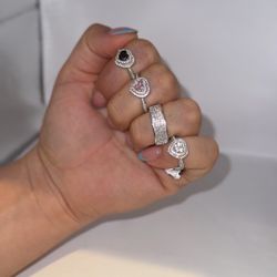 Sterling Silver Pandora Rings