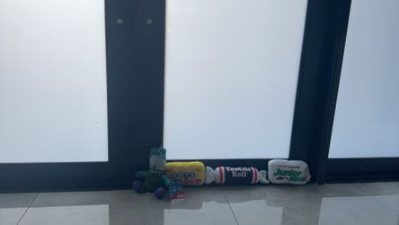 Candy plushies and the goat movie plushies