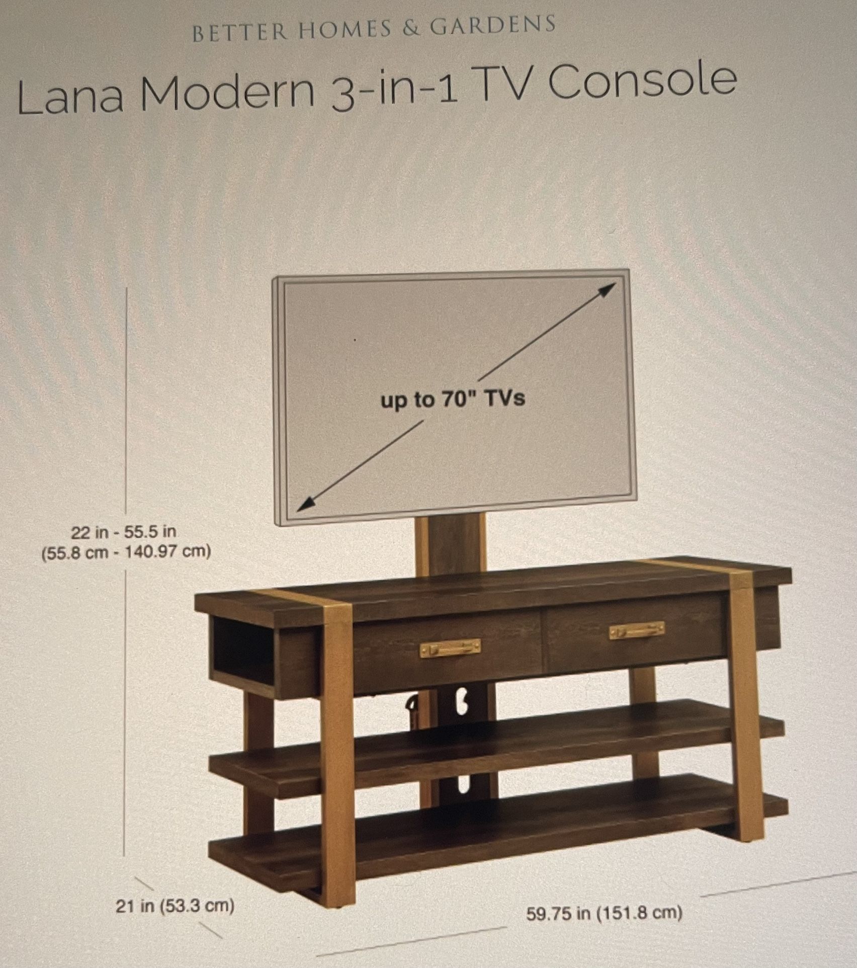 Lana modern 3 in 2024 1 tv stand