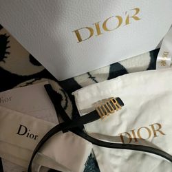 Dior unisex calfskin Belt