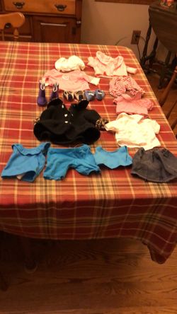 Bundle of 18 Inch Doll Clothes Used for American Girl