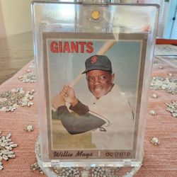 Willie Mays '70 Topps 2 Pete Rose '70 Topps Baseball Cards 