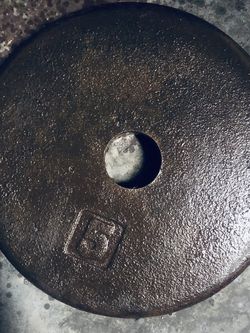 Set Of 5lb Standard Weights