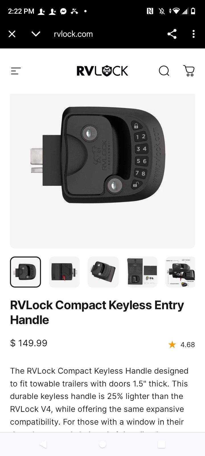 Rv Lock Keyless Handles