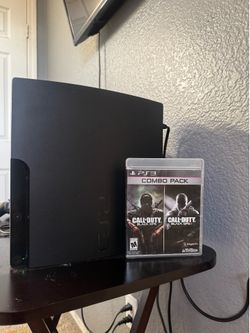 Playstation 3 with 4 Aftermarket Controllers and BO1/BO2