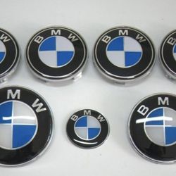 BMW 7pc emblem set