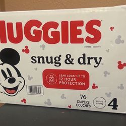 HUGGIES SIZE 4 