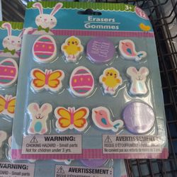 Easter erasers