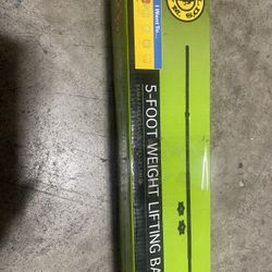 5 Foot Weight Lifting Bar 